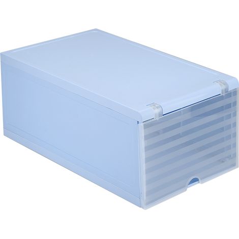 Boîte De Rangement Pour Chaussures - En Pp Transparent - Empilable Avec Ventilation - Pour Maison Et Entrée - Lot De 1 (1/5)
