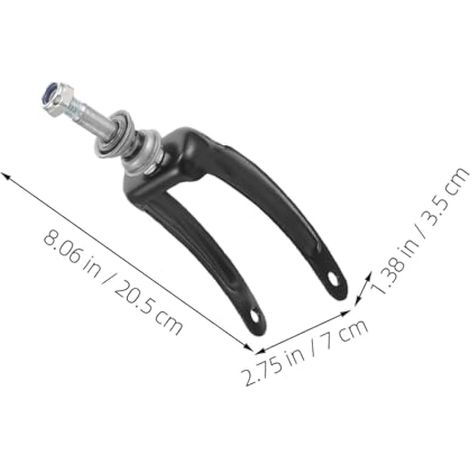 Lot de 2 roulements de fourche de roue avant en acier pour fauteuil roulant de 17,7 à 20,3 cm - Accessoire de rechange pour mobilité - Couleur aléatoire (1/5)