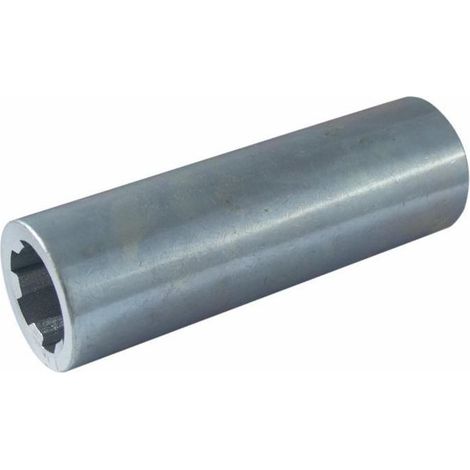 Douille cannelée Prise de Force 1' 3/8 – Longueur 150 mm – Diamètre 48 mm – 6 cannelures pour accès en espaces restreints