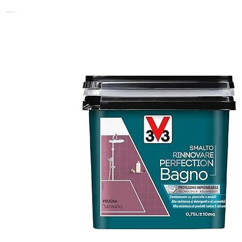 V33 - SMALTO RINNOVARE PERFECTION BAGNO750ML PRUGNA SATINATO