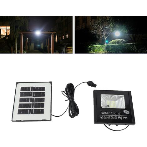 Lampes solaires d'extérieur pour cours résidentielles et rurales, lampadaires photovoltaïques, éclairage LED haute puissance, ultra-lumineux et étanche. (1/5)