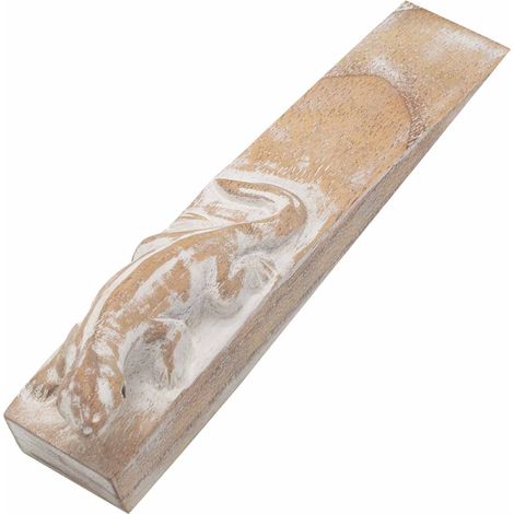 Butée de porte sculptée à la main - Gecko- Vendu par 1 (1/4)