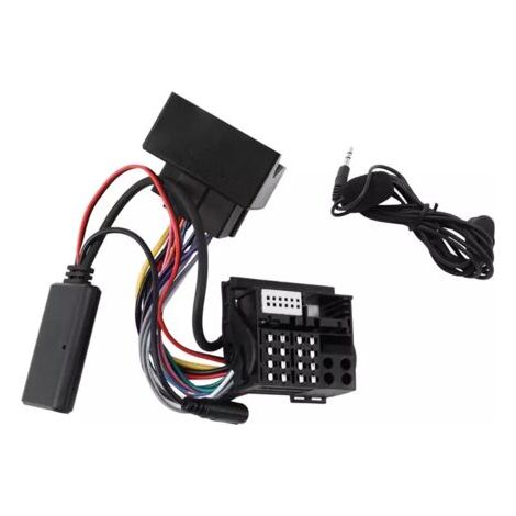 Bluetooth-Autoradio-Musik-AUX-Kabeladapter-Freisprecheinrichtungs-Kabelsatz für BMW E60 E63 E90 E91, praktisches Schwarz