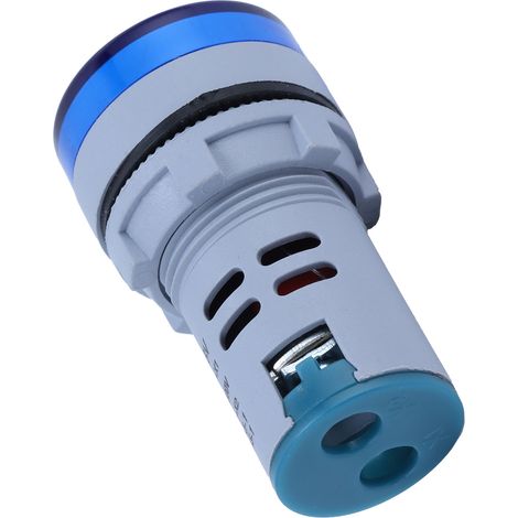 Voltmètre numérique rond AD16-22FSV, 60500 V CA, bleu (1/5)