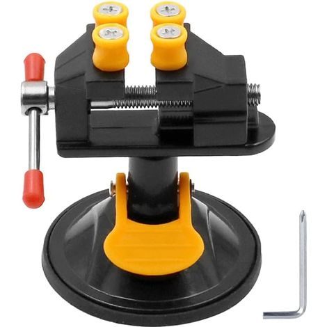 Mini table universelle avec pince à vis pour gravure, 360°, pour une utilisation pratique en maintenance, réparation et bricolage.-AquaForge (1/5)