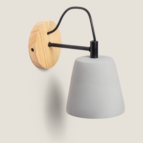 Lampada da Parete Luster Grigio Pietra