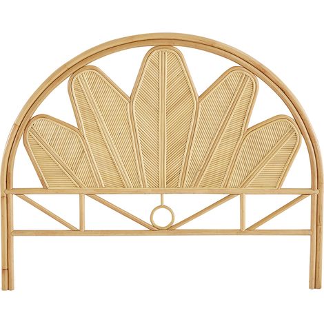 Cabecero de cama de ratán natural 160 cm NALAH