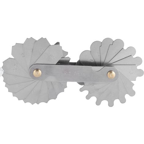 Hochpräziser Radiusmesser aus legiertem Stahl – 17 mm konkav-konvexer Bogen (1/5)