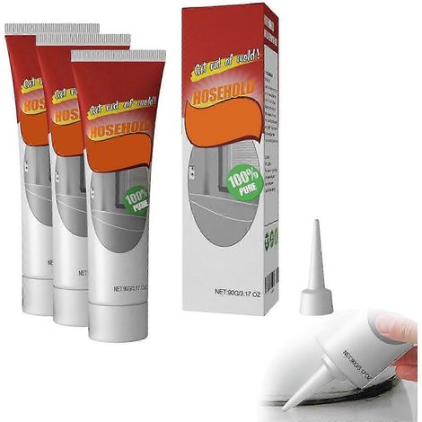 Gel détachant Nexa, pour salle de bain et cuisine. Pénétration ultra-efficace, formule sûre pour les joints de carrelage et les murs (3, 90 g3) (1/5)