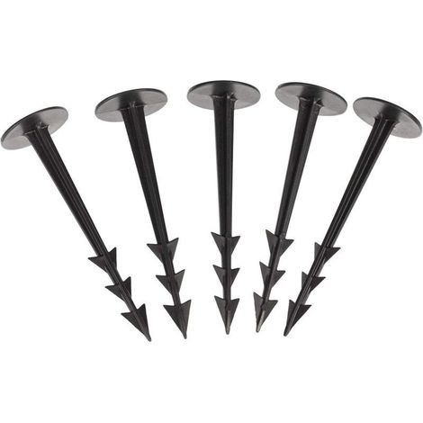 Lot de 100 TerraPEG piquets de Fixation pour Jardin pour la Fixation des Tissus Anti Mauvaises Herbes – Modèle (1/4)