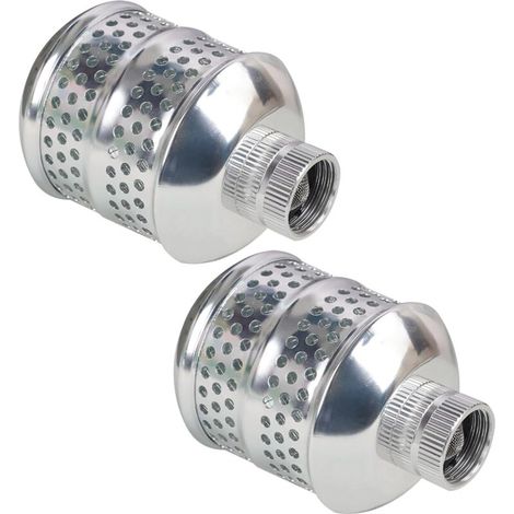 Lot de 2 têtes d'arrosage à bulles, diffuseur en aluminium pour une irrigation douce, arroseur métallique pour plantes et jardin.-AquaForge (1/5)