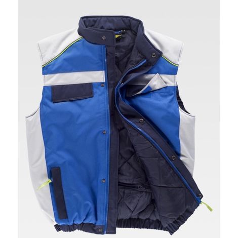 Chaleco acolchado con vivos de alta visibilidad WORKTEAM Future WF5853