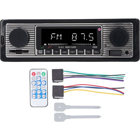 Autoradio MP3 con Bluetooth, radio FM, telecomando e audio a 4 canali per veicoli 5513 (1/5)