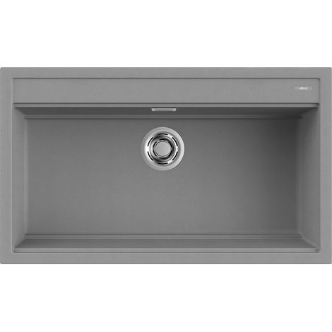 Lavello Elleci Incasso 1 vasca 86x51 Best 360 Granitek Grigio Cemento LGB36048 (1/6)