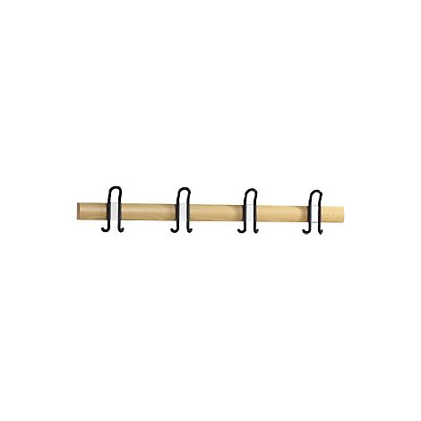Perchero de pared BASIC  H x A x P 160 x 996 x 68 mm  haya