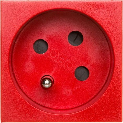M45 Einzelsteckdose mit/ohne 16A rot STD-F3K SRO1 6120322
