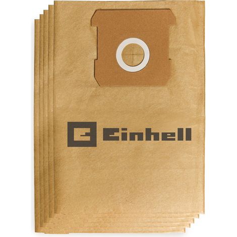 Einhell Schmutzfangsack für Nass-Trockensauger 10l 5-er-Pack Staubsaugerbeutel