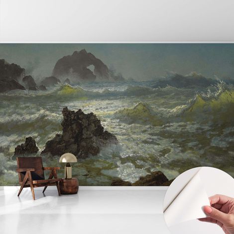Fotomurale adesivo stickers - per camera da letto - per corridoio - decorazione casa moderna Mare in tempesta 416x254 cm (1/5)
