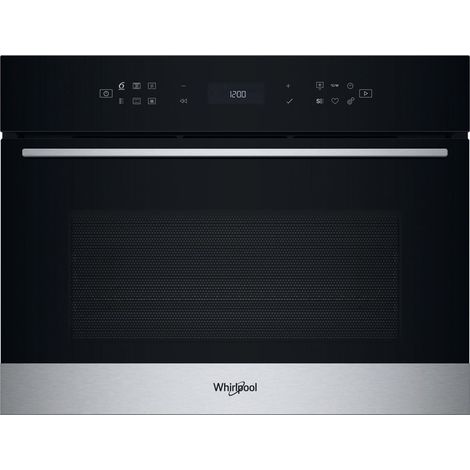 Whirlpool Microonde da incasso - WCW7O7HTSX. Posizionamento dell'apparecchio: Da incasso, Tipo di prodotto: Microonde combinato, Capacità interna: 53 L, Potenza Microonde: 950 W, Display incorporat... (1/5)