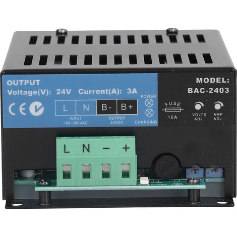 Chargeur intelligent de batterie pour groupe électrogène diesel Genset LED AC100-280V 135W BAC-2403 (1/5)