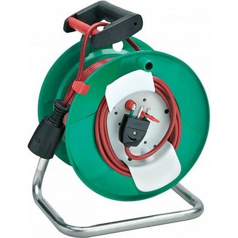 PROLUNGA ELETTRICA CON AVVOLGICAVO DA GIARDINO MT 20 3X1,5 PRESA SCHUKO (34472V) MT 25 (34473)