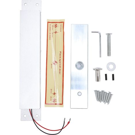 Serrure électromagnétique 280 kg en alliage d'aluminium 12 V, mode NC, pour système de contrôle d'accès de porte (1/5)