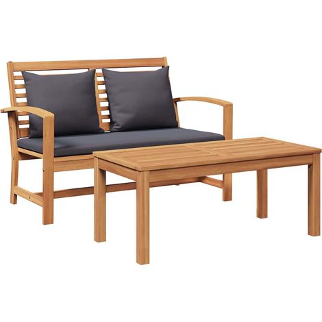 Banc de jardin,Banquette de jardin,Chaise Naturel 110 x 64 x 76.5 cm Bois de teck solide CFW68434 (1/5)