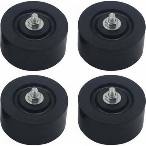 Anti-vibration Damper Rubber Pad Durable Shock Absorber Noise Reduction Suitable for Outdoor Residential Air Conditioning Unit Installation, KT-80 Round 1-5" (1/4)