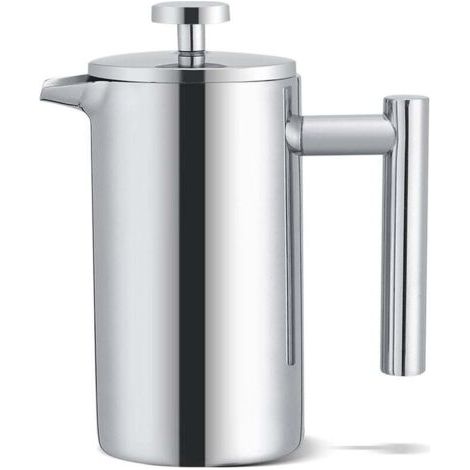 Cafetière à double paroi en acier inoxydable de 350 ml cafetière à piston avec filtre (1/5)