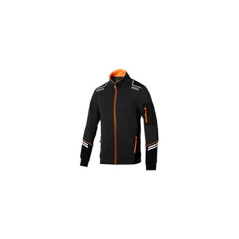 SPARCO FELPA ALABAMA BLACK ORANGE TG XL
