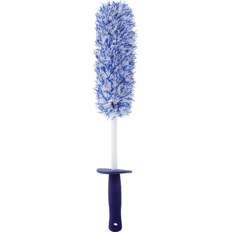 Radbürste, Langstreckendesign, Mikrofaser-Material, Blau (1/2)