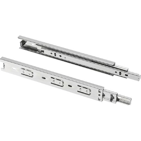 Metall Vollauszug Schubladenschiene Schubladenauszug 45mm Höhe Teilauszug verzinkt 700mm