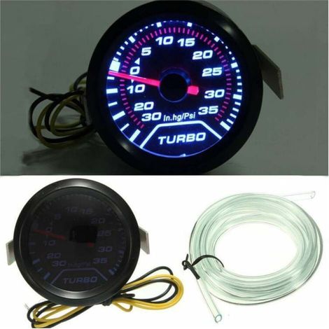 Compteur De Pression Turbo - 52 mm - Affichage LED - Pour Voiture - 1 Pièce