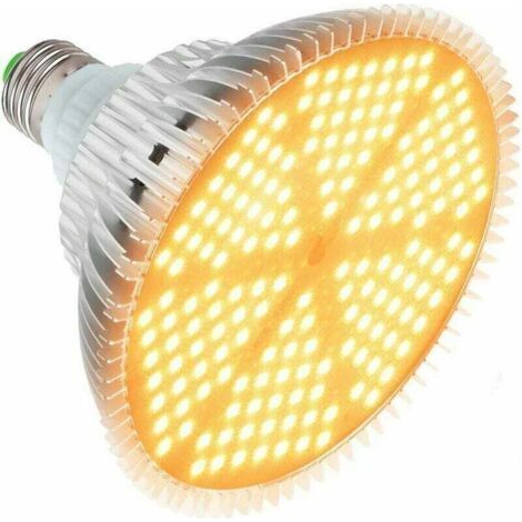 100W LED Bulb Full Spectrum, 180 LEDs, E27 Horticultural Bulb, Plant Lamp, Indoor Plants, Grow Bulbs, Flowers for Greenhouse, Garden (1/4)