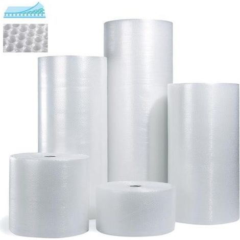 Luftpolsterfolie 3-lagig Breite 1500mm Länge 100m S.90µ Transparent TRANSPAK (1/2)