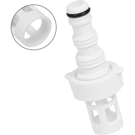 Lot de 4 bouchons de vidange Raccords de remplacement pour tuyau de piscine Compatibles avec Intex 10201