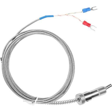 Thermoelement-Sonde, kleine Größe, schneller, stabiler Temperatursensor aus Edelstahl für Kunststoffmaschinen (3 Meter/9,84 Fuß) (1/5)