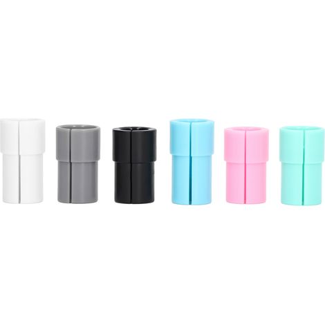 Adaptateur de stylo 6 pièces pour Cricut (Explore Air, Air 2, Air 3, Maker) - Lot de 6 couleurs : noir, blanc, gris, rose, vert, bleu (1/5)