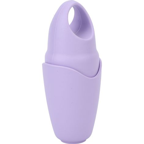 Rouleau de massage glacé en silicone souple, moule à froid réutilisable pour soulager les douleurs, soin des yeux, violet (1/5)