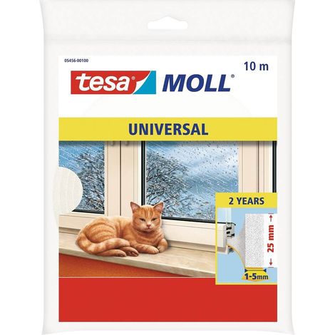 Schiuma Adesiva Universale Tesamoll® 10 m × 25 mm – Guarnizione per Finestre (1/4)
