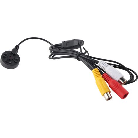 Caméra grand angle HD 60° 8 LED IR Vision nocturne Audio et vidéo FPV Micro PAL (1/5)