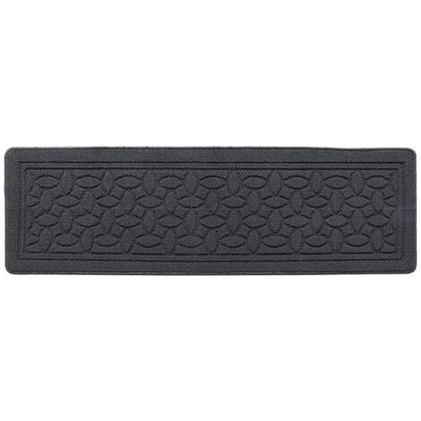 Tapis Cuisine 45 x 150 cm, Tapis Cuisine Devant evier, Tapis de Cuisine Antidérapant et Lavable pour Cuisine, Salle à Manger, Buanderie (Gris) (1/4)