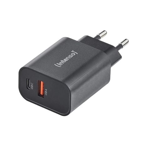 Intenso  Cargador pared GaN W30CÂ² USB-C Negro