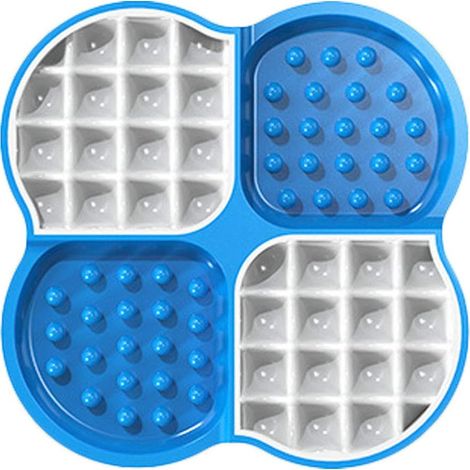 Distributeur De Nourriture Lent pour Chiens Bol pour Animaux Distributeur De Nourriture pour Animaux De Compagnie (1/5)