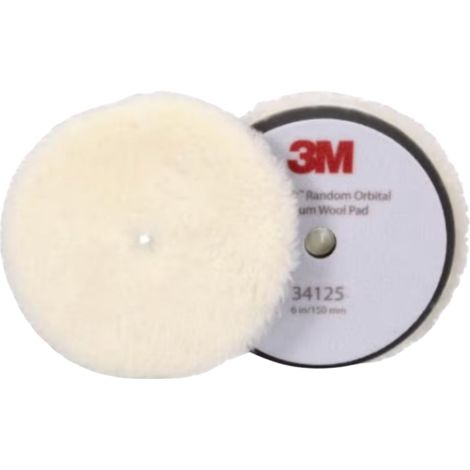 Peau de mouton pour systeme orbital 3M Perfect-It Blanche 150mm 34125