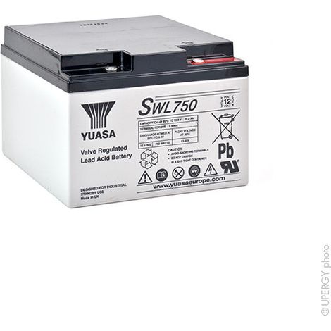 Yuasa - Batterie onduleur (UPS) YUASA SWL750 12V 25Ah M5-F