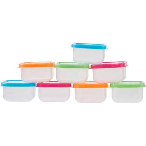 Premier Housewares Mini Storage Plastic Containers - Set of 8 (1/3)