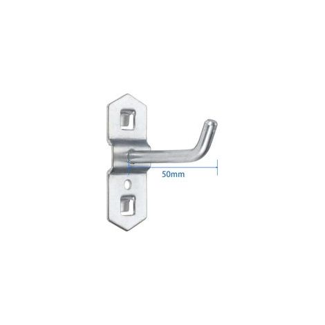 12-teiliges Wandhaken-Set, Lochwand aus Stahl, Werkzeugablage, Garage, Garten, Küche, multifunktionaler Organizer (1/5)