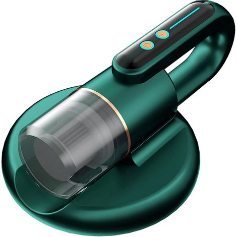 Aspiradora de colchón UV - Potente aspiradora de mano - Recargable, inalámbrica, ligera y compacta herramienta de limpieza para eliminar polvo, pelo y (1/5)