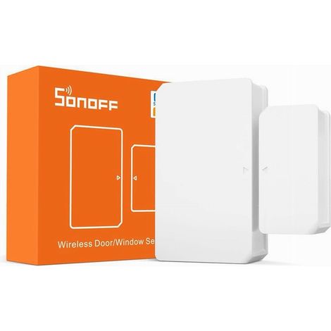 TrAdE Shop Traesio - Sensore Contatto Magnetico Porte Finestre Wifi 433mhz Zigbee Smart Sonoff Snzb-04 - (1/5)